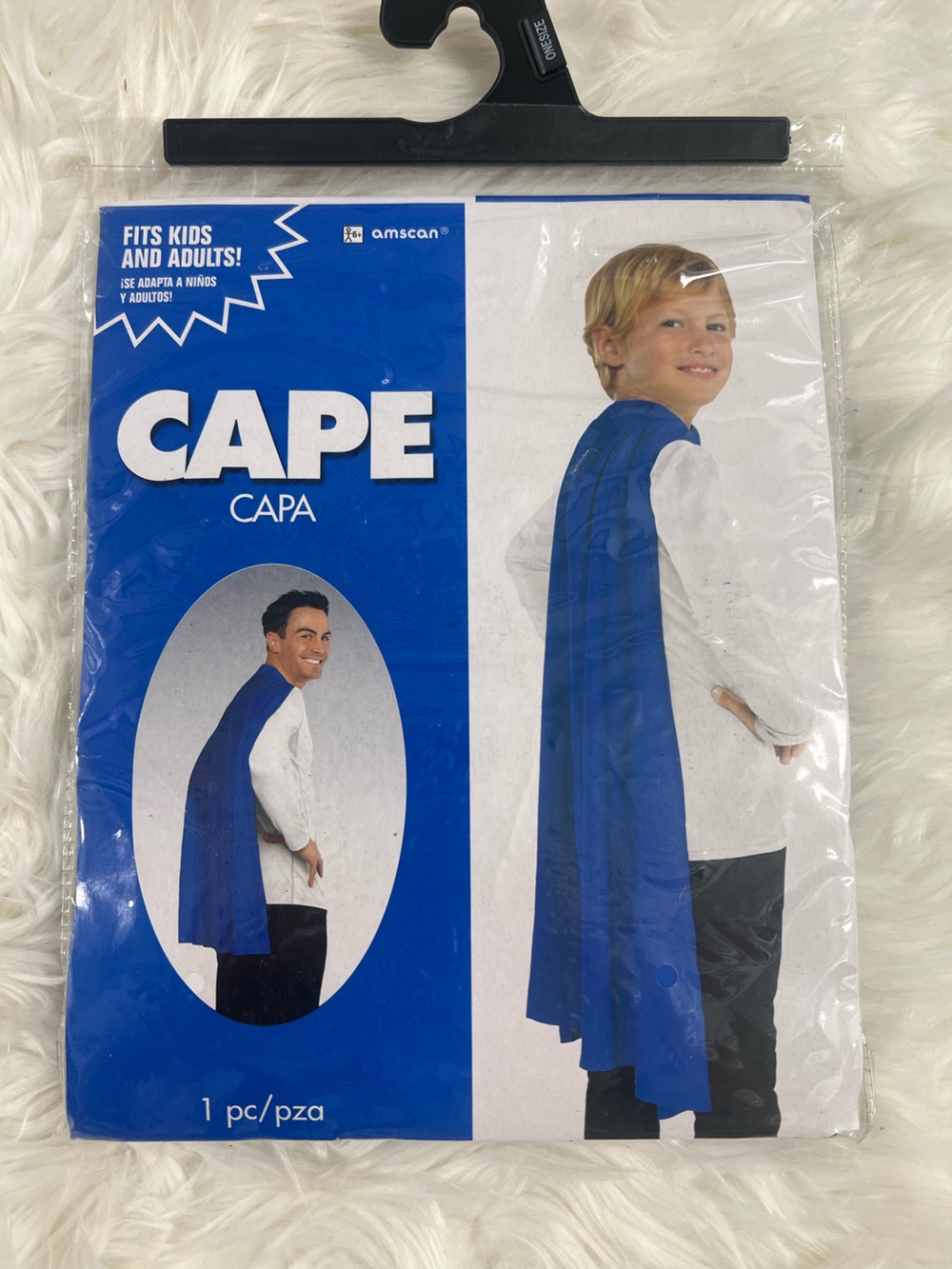 Amscan Bright Blue adult kids Cape Costume Cape NEW Halloween  superhero